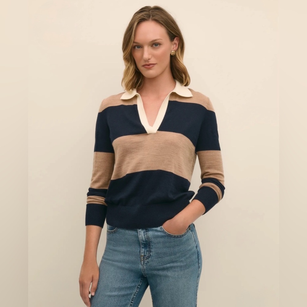 BROOKS BROTHERS Merino Rugby Sweater